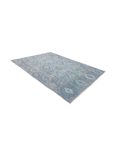Rug Kilim Afghanistan 204x281 Blue Light Blue G