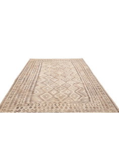 Tappeto Kilim Afghanistan 198x291 Crema Beige M 2