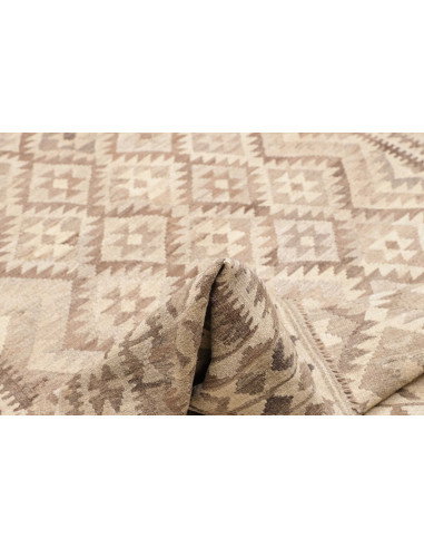 Tappeto Kilim Afghanistan 198x291 Crema Beige M