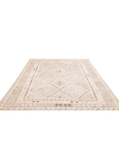 Tappeto Kilim Afghanistan 207x286 Beige Rosa Ch