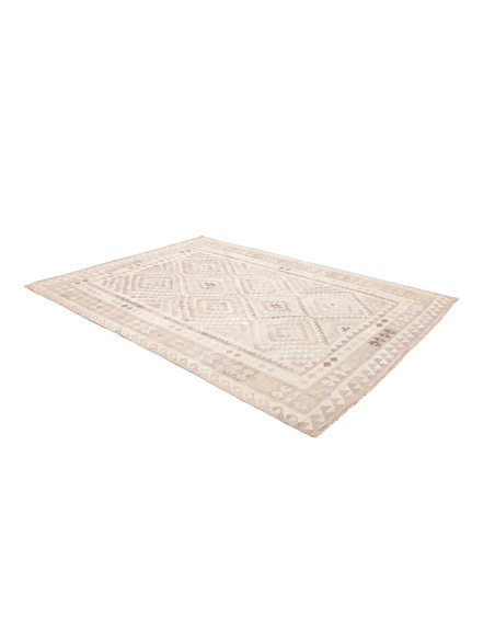 Tappeto Kilim Afghanistan 207x286 Beige Rosa Ch