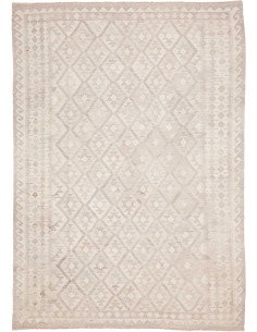 Tappeto Kilim Afghanistan 209x292 Beige Greige