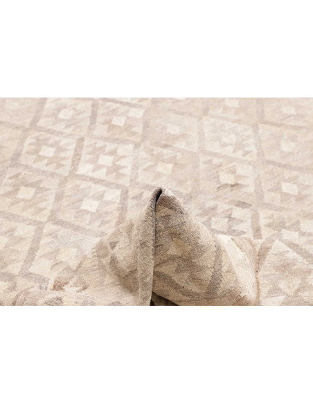 Tappeto Kilim Afghanistan 209x292 Beige Greige