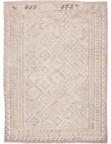 Tappeto Kilim Afghanistan 208x286 Beige Chiaro