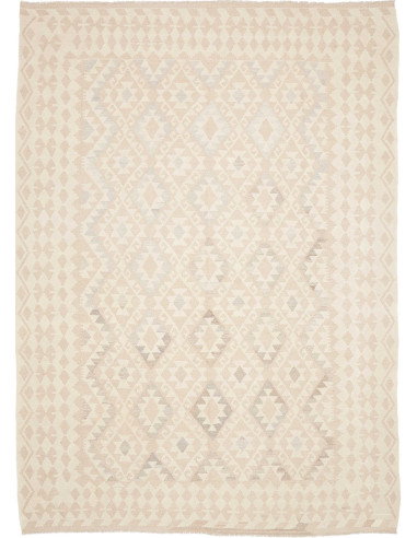 Tappeto Kilim Afghanistan 203x281 Crema Beige G