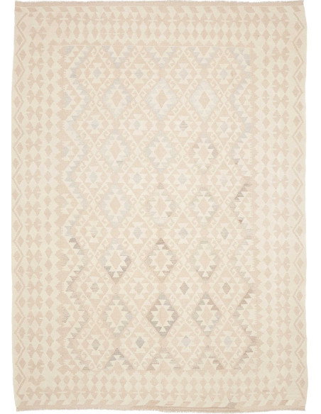Rug Kilim Afghanistan 203x281 Cream Beige Light