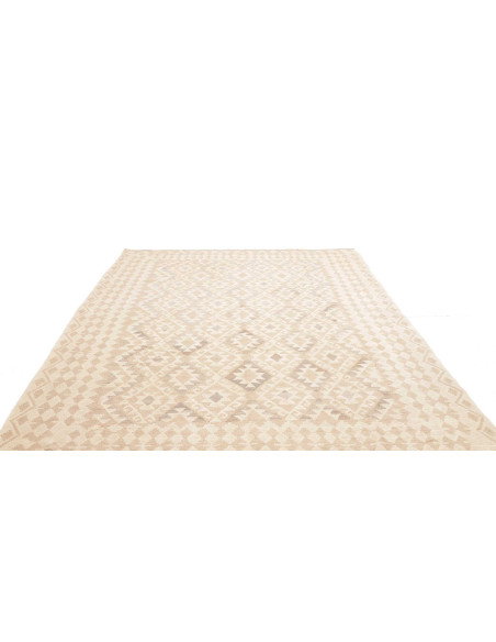 Tappeto Kilim Afghanistan 203x281 Crema Beige G