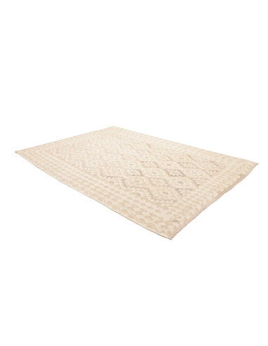 Tappeto Kilim Afghanistan 203x281 Crema Beige G