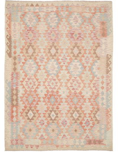 Rug Kilim Afghanistan 204x287 Cream Beige Peach