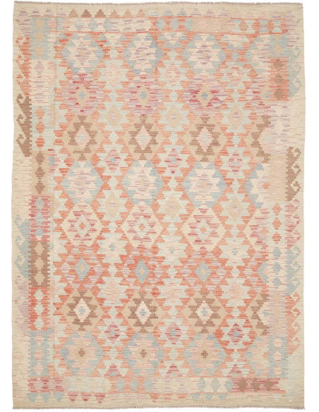 Tappeto Kilim Afghanistan 204x287 Crema Beige P