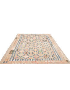 Tappeto Kilim Afghanistan 200x292 Beige Sabbia 2