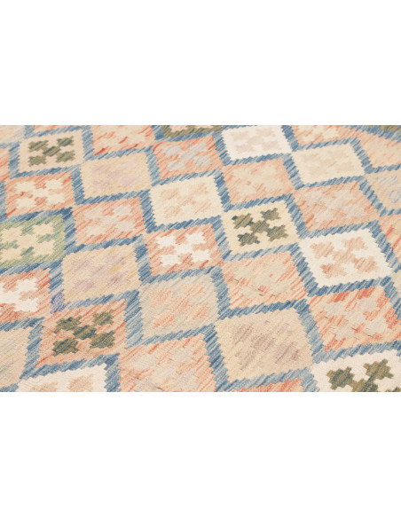 Tappeto Kilim Afghanistan 200x292 Beige Sabbia
