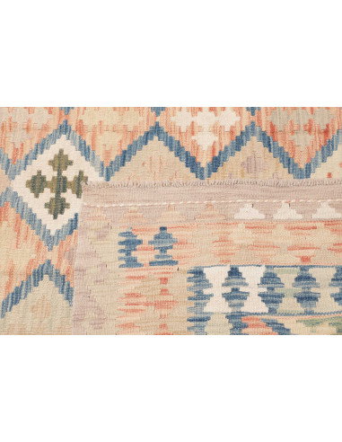 Tappeto Kilim Afghanistan 200x292 Beige Sabbia
