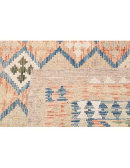 Tappeto Kilim Afghanistan 200x292 Beige Sabbia