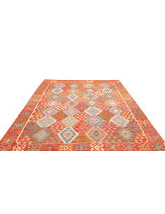 Tappeto Kilim Afghanistan 208x291 Arancio Terra 2