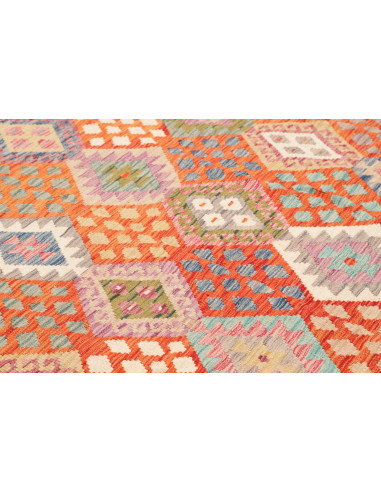 Tappeto Kilim Afghanistan 208x291 Arancio Terra