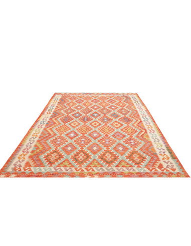 Tappeto Kilim Afghanistan 195x285 Arancione Azz