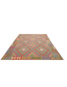 Rug Kilim Afghanistan 202x298 Grey Green Multic 2