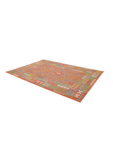 Tappeto Kilim Afghanistan 203x291 Arancio Terra