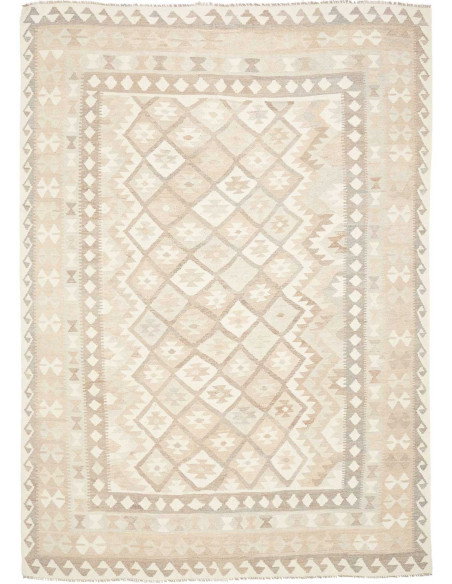Tappeto Kilim Afghanistan 202x286 Beige Crema S