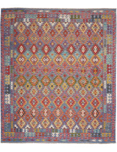 Tappeto Kilim Afghanistan 250x293 Grigio Bluast
