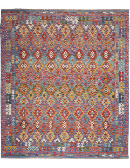 Tappeto Kilim Afghanistan 250x293 Grigio Bluast