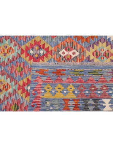 Tappeto Kilim Afghanistan 250x293 Grigio Bluast