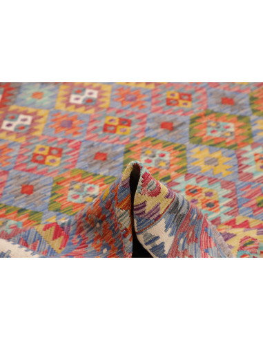 Tappeto Kilim Afghanistan 250x293 Grigio Bluast