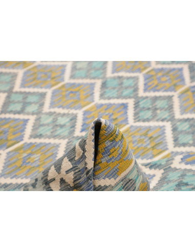 Tappeto Kilim Afghanistan 250x299 Blu Turchese