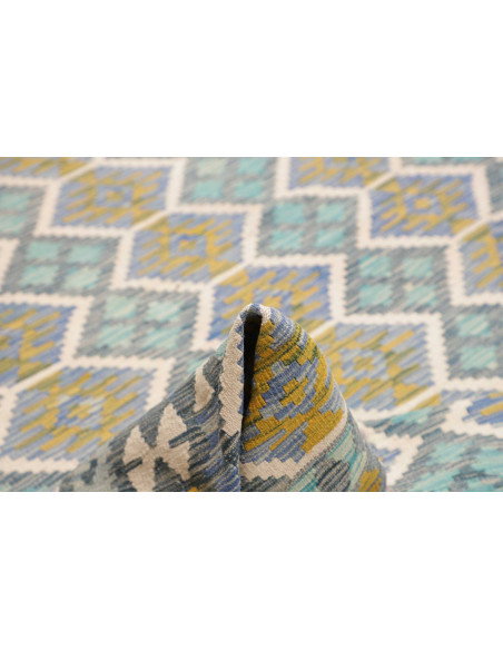 Tappeto Kilim Afghanistan 250x299 Blu Turchese