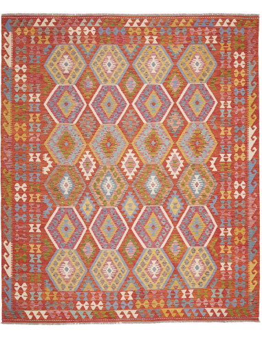 Tappeto Kilim Afghanistan 250x298 Rosso Terraco