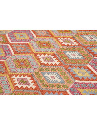 Tappeto Kilim Afghanistan 250x298 Rosso Terraco