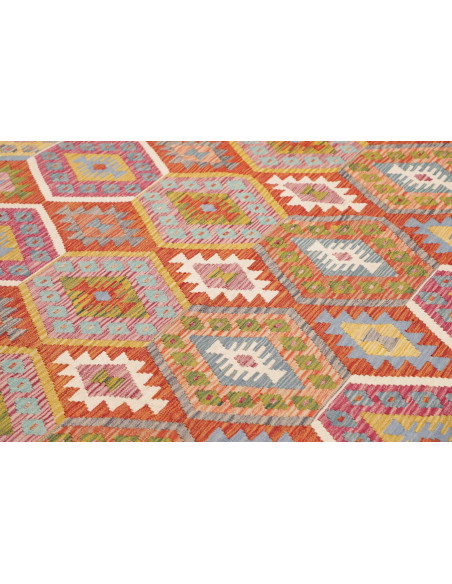 Tappeto Kilim Afghanistan 250x298 Rosso Terraco