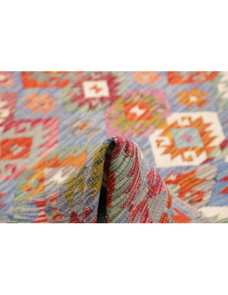 Rug Kilim Afghanistan 252x338 Sky Blue Multicol
