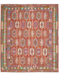 Rug Kilim Afghanistan 253x292 Terracotta Orange