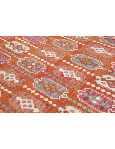 Tappeto Kilim Afghanistan 253x292 Terracotta Ar