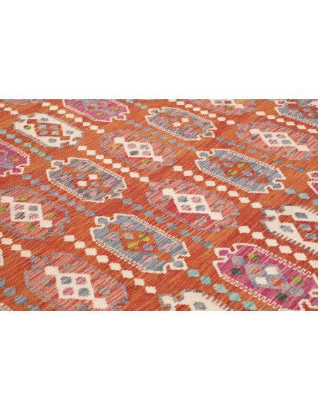 Tappeto Kilim Afghanistan 253x292 Terracotta Ar