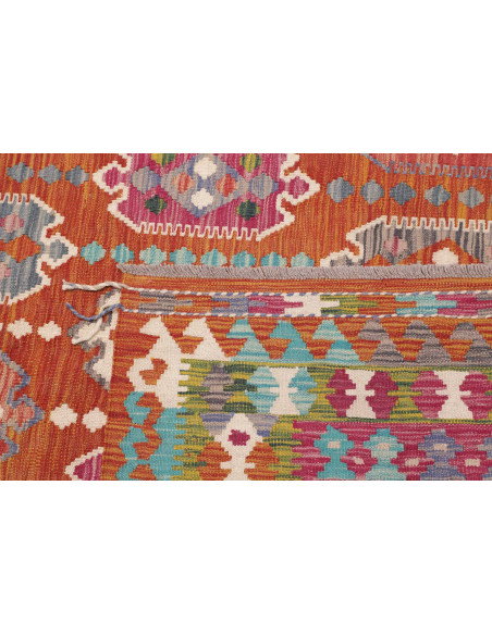 Tappeto Kilim Afghanistan 253x292 Terracotta Ar