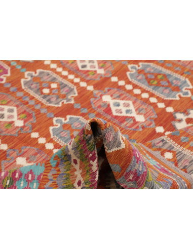 Tappeto Kilim Afghanistan 253x292 Terracotta Ar