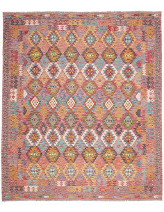 Rug Kilim Afghanistan 254x293 Multicolor Dusty