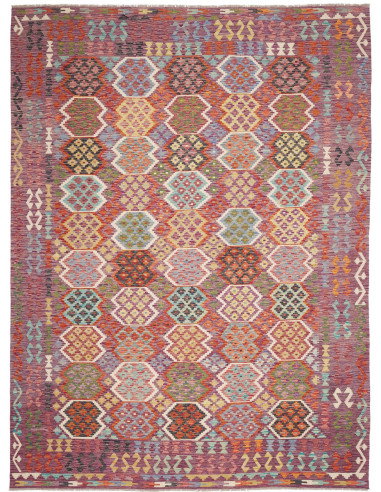 Tappeto Kilim Afghanistan 255x344 Viola Mirtill