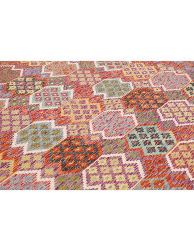 Tappeto Kilim Afghanistan 255x344 Viola Mirtill