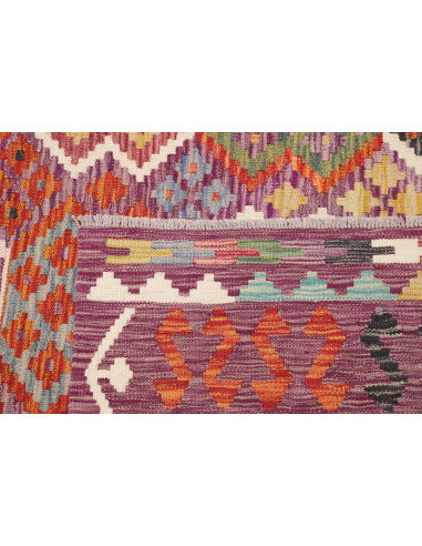 Tappeto Kilim Afghanistan 255x344 Viola Mirtill