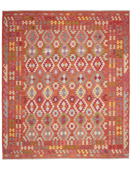 Tappeto Kilim Afghanistan 255x293 Arancio Terra