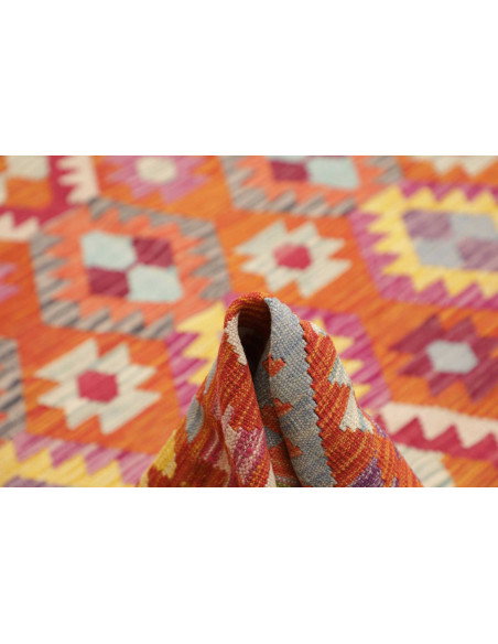Tappeto Kilim Afghanistan 255x293 Arancio Terra
