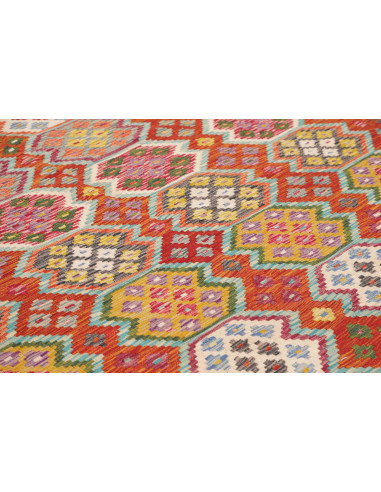 Tappeto Kilim Afghanistan 256x350 Rosso Terraco