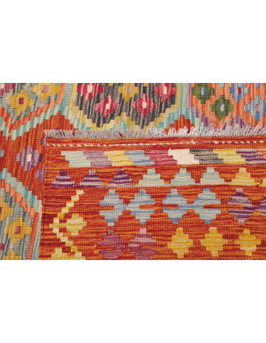 Tappeto Kilim Afghanistan 256x350 Rosso Terraco