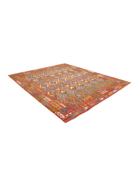 Tappeto Kilim Afghanistan 256x294 Terracotta Pe