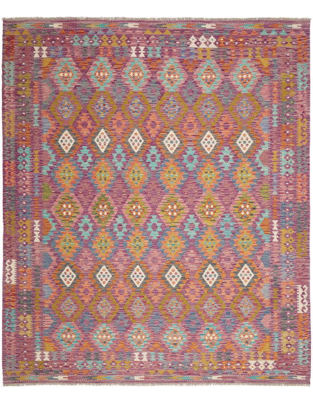 Rug Kilim Afghanistan 256x299 Eggplant Purple T
