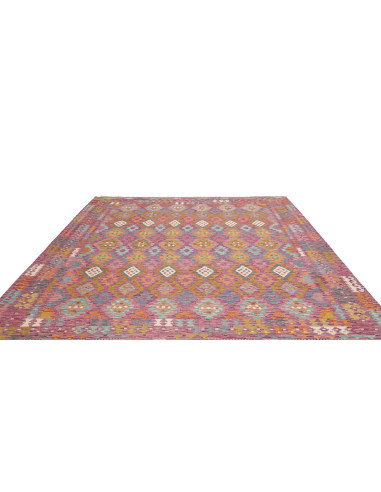 Tappeto Kilim Afghanistan 256x299 Viola Melanza